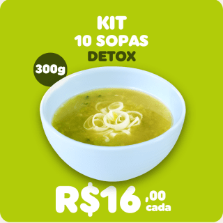 Kit 5 Sopas Detox