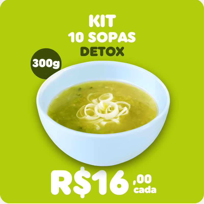 Kit 5 Sopas Detox