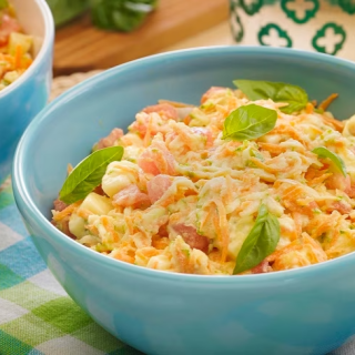 Abobrinha cremosa com cenoura VEGGIE