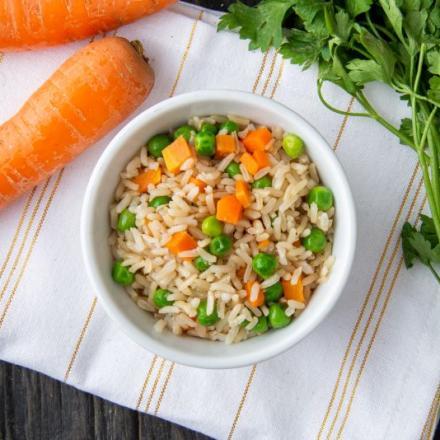 Arroz Integral a Primavera com Legumes