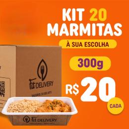 Kit 20 marmitas à escolha 300g