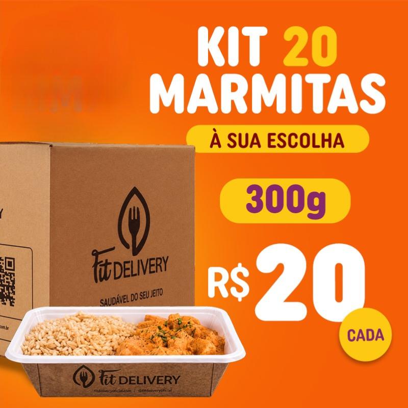 Kit 20 marmitas à escolha 300g