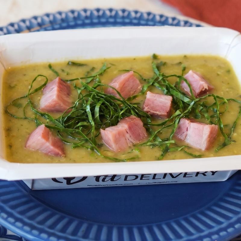 CALDO VERDE COM LOMBO DEFUMADO