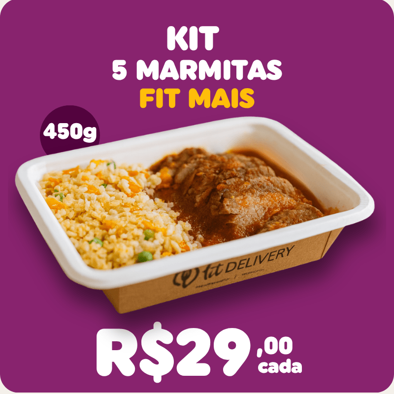 Kit Fit Mais (5 marmitas)