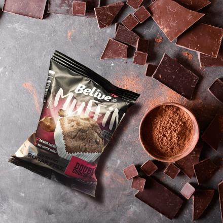 Mix sem glúten (farinha de arroz, farinha integral de quinoa, farinha integral de soja não transgênica, amido modificado, fécula de mandioca), óleo vegetal (soja e palma), gotas de chocolate amargo (s