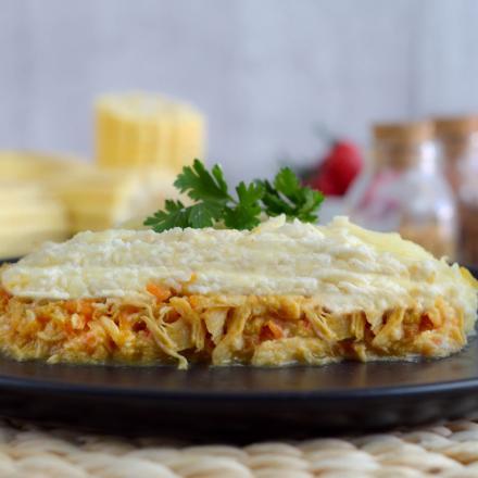 Frango gratinado ao creme de queijo (Fit Mais)