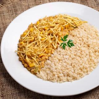 Fricassê de frango com creme de milho e arroz integral  (Fit Mais) [venc 06/12]