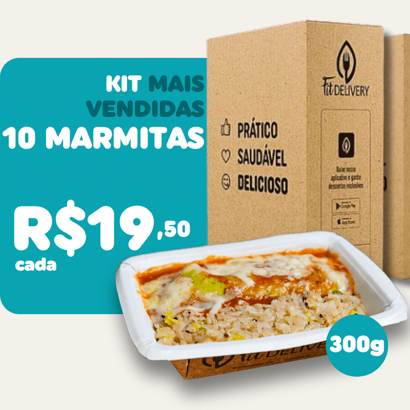 Kit 10 marmitas mais vendidas