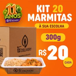 Kit 20 marmitas à escolha 300g