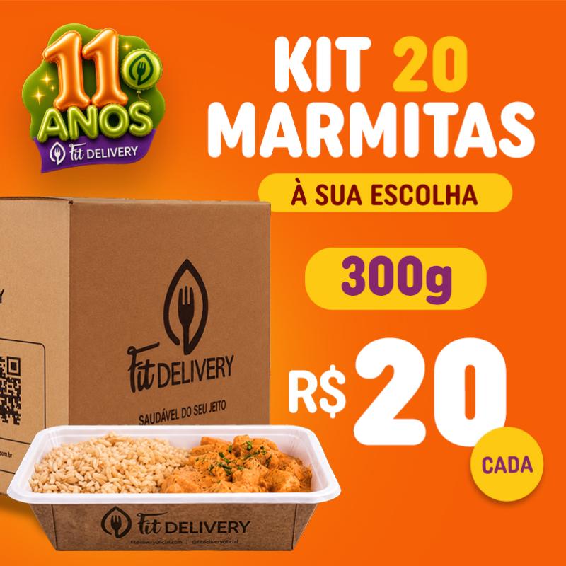 Kit 20 marmitas à escolha 300g