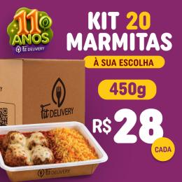 Kit 20 marmitas  à escolha (450g)