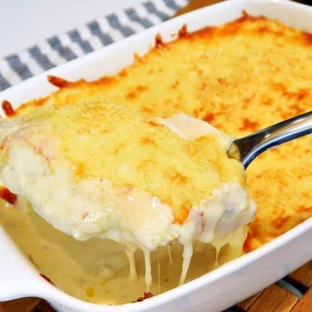 Frango Gratinado ao Creme de Queijo (Família)