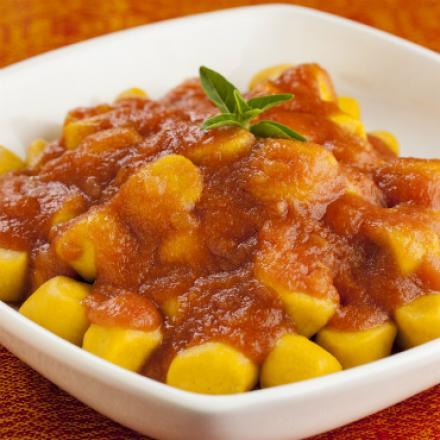 Nhoque de Abóbora Vegano