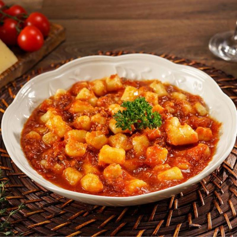 Nhoque de abóbora à bolonhesa (Fit Mais)