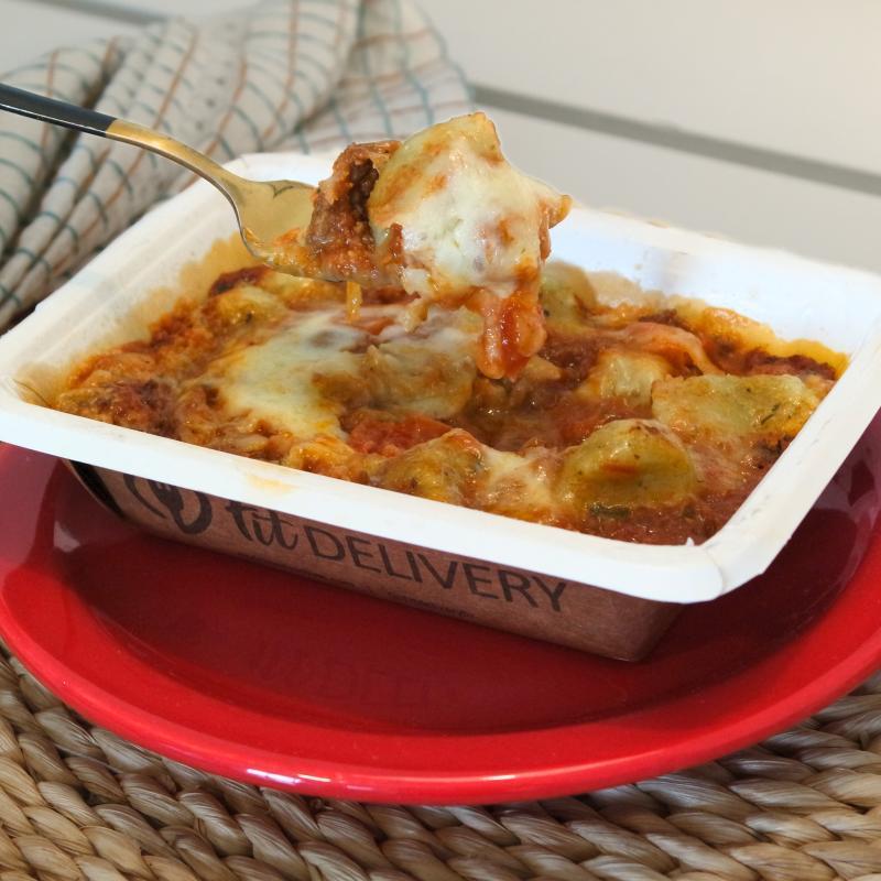 Nhoque de batata doce à bolonhesa FIT