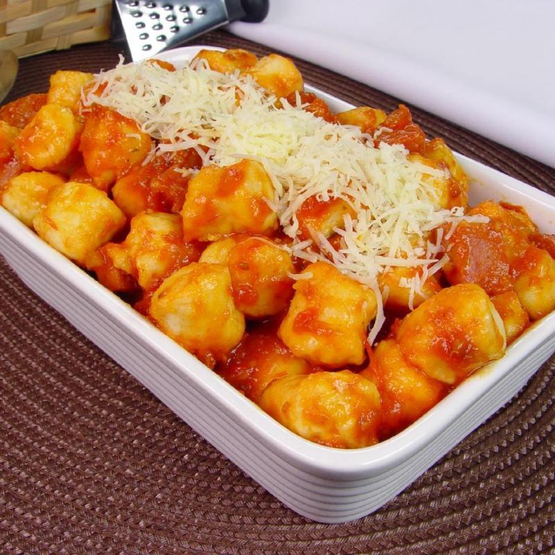 Nhoque de Abóbora à Bolonhesa (Família)