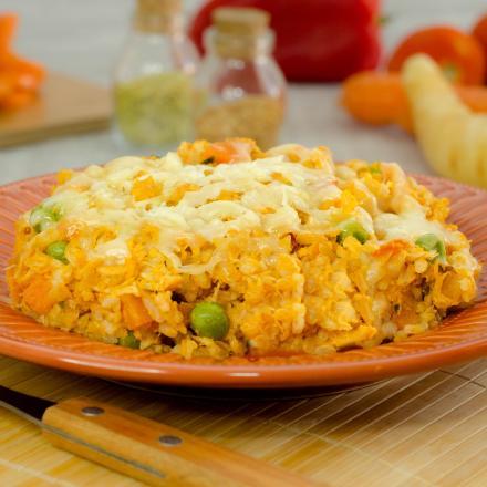 Risoto integral de frango com legumes FIT