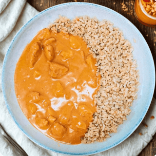 Strogonoff de frango com arroz integral  (Fit Mais)