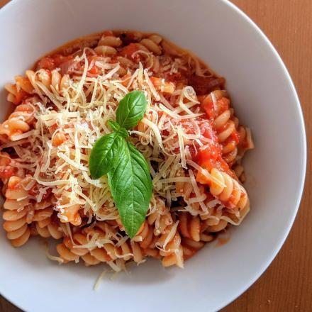 Fusilli Integral ao Pomodoro