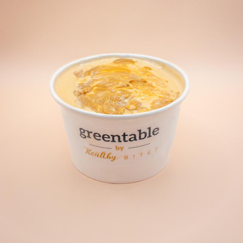 Sorvete de Doce de Leite com Caramelo - zero açúcar, zero lactose