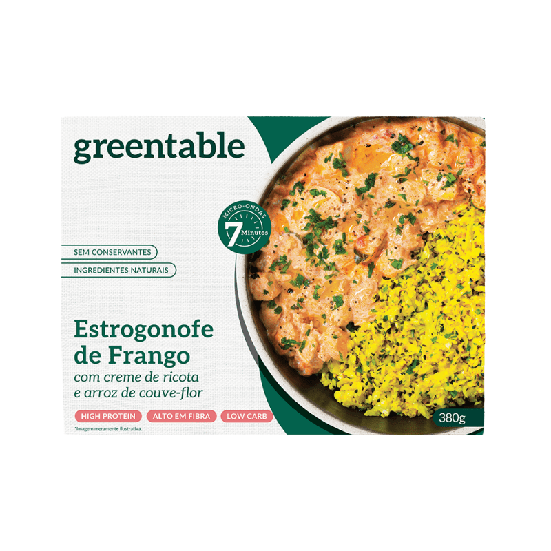 O prato com o DNA greentable. Ingredientes saudáveis, sabor intocado.