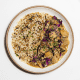 Frango coreano com arroz integral