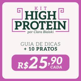 Pratos altos em proteína escolhidos pela Nutri Clara Bialski.