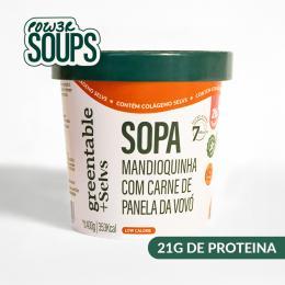 Sopa de Mandioquinha com carne de panela da vovó