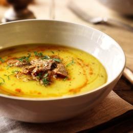 Sopa de Mandioquinha com carne de panela da vovó