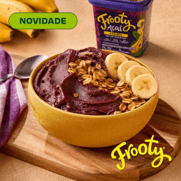Açaí cremoso com banana, energia natural pra treinar