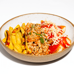 Uma releitura equilibrada do famoso Parmegiana! Experimente!