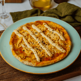 Pizza individual de Frango com Requeijão - Integral