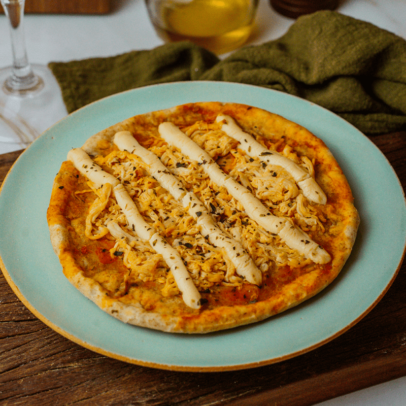 Pizza individual de Frango com Requeijão - Integral