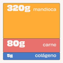 Powersoup de Mandioquinha com carne de panela da vovó