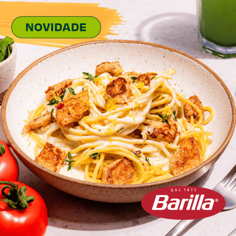 Spaghettoni ao Limone e Frango