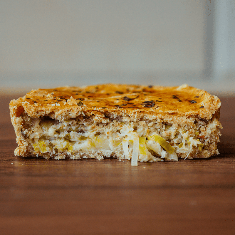 Torta de Alho Poró - Integral