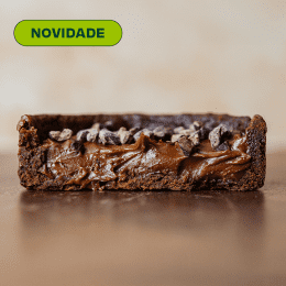 Sobremesa de chocolate cremosa, sem açúcar adicionado