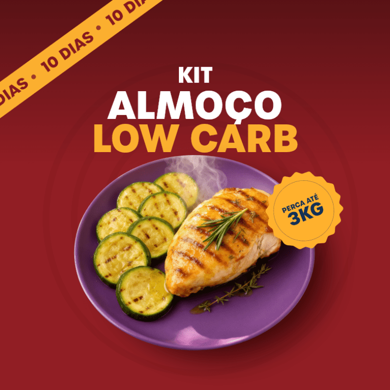 Kit Almoço Low Carb - 10 dias - Gym Chef