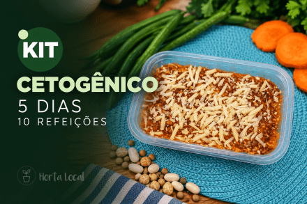 Dieta Cetogênica – 5 dias econômico - 10 refeições - almoço e jantar