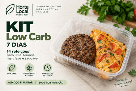 Low Carb -  7 dias (Almoço e Jantar)