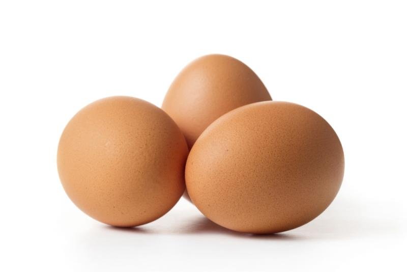 Ovos vermelhos orgânicos