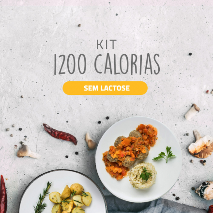 Kit 1200 Cal Sem Lactose