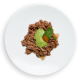 Hiper Carne Desfiada com Pesto de Rúcula