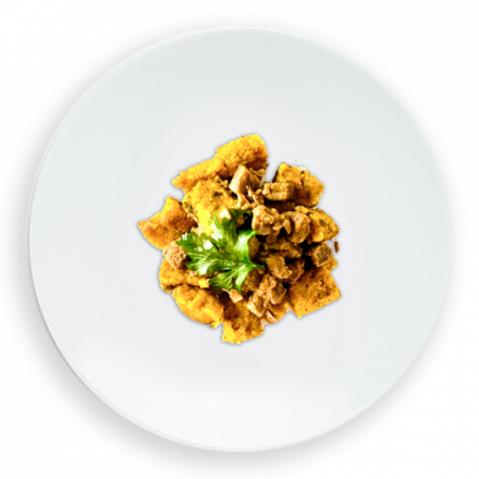 Nhoque de Abóbora com Ragú de Carne