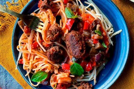 Croquetas c/ Spaghetti de Pupunha Funcional