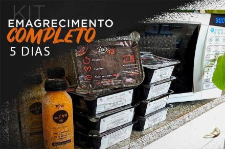 Kit Completo de 5 dias de Marmitas Fit Para Emagrecer