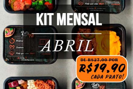 Kit mensal marmita fitness