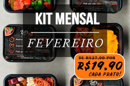 Kit Marmita Fitness Fevereiro