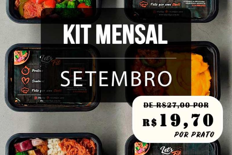 Kit Mensal Marmita Fit Setembro