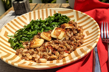 Baião de Dois Vegetariano